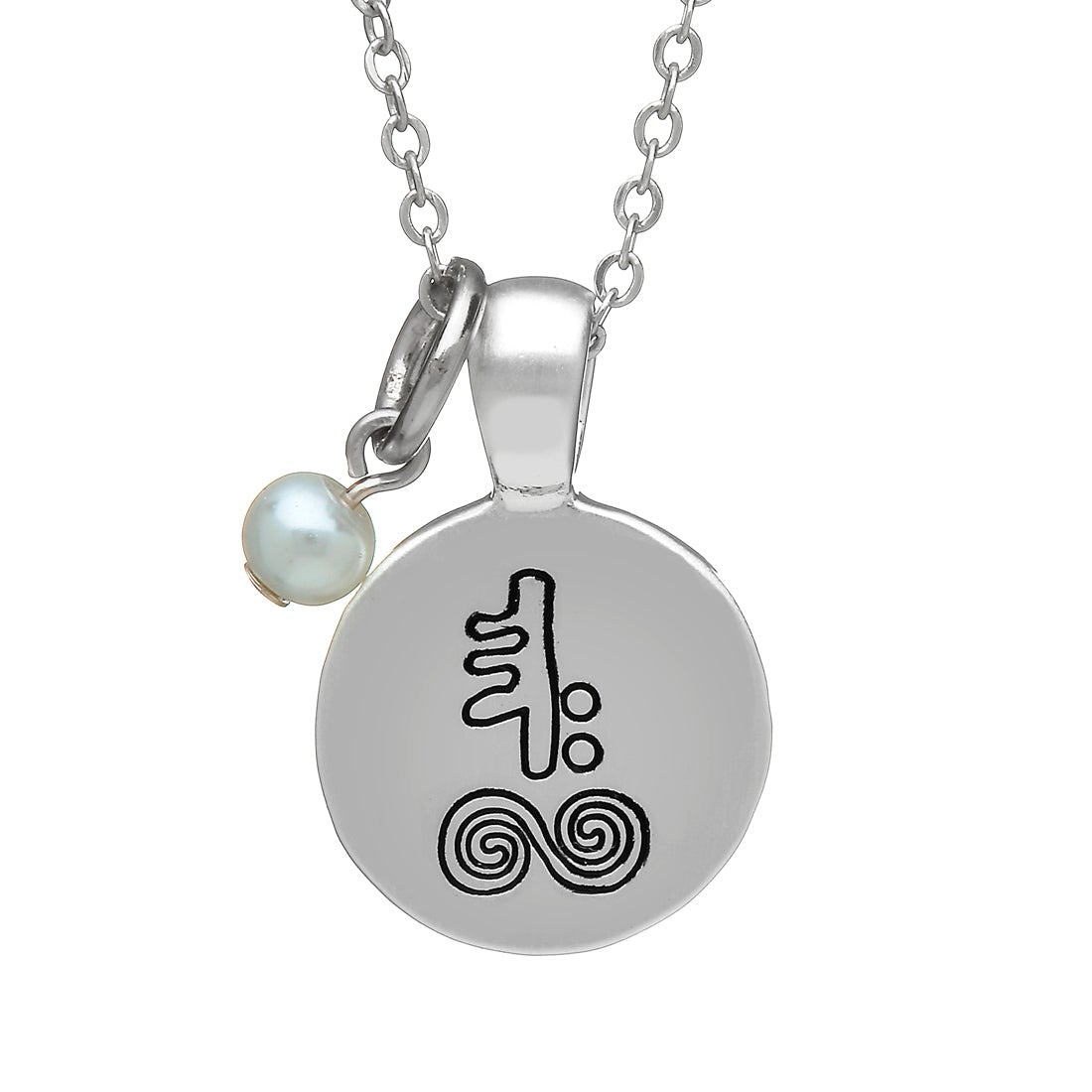 Silver Plate June Astrology Pendant