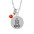 Silver Plate July Astrology Pendant