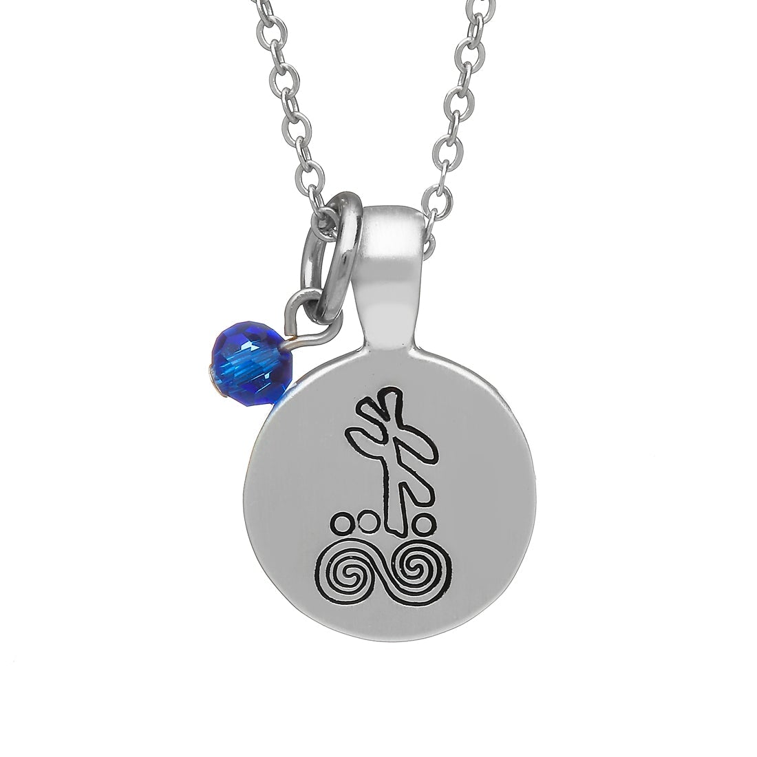 Silver Plate September Astrology Pendant