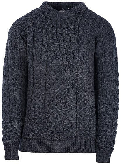 Aran Pullover Charcoal