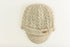 Erin Knitwear Aran Cable Peak Hat - Oatmeal