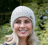 Erin Knitwear Aran Cable Pullon Hat - Oatmeal