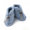 Wool Baby Slippers - Blue