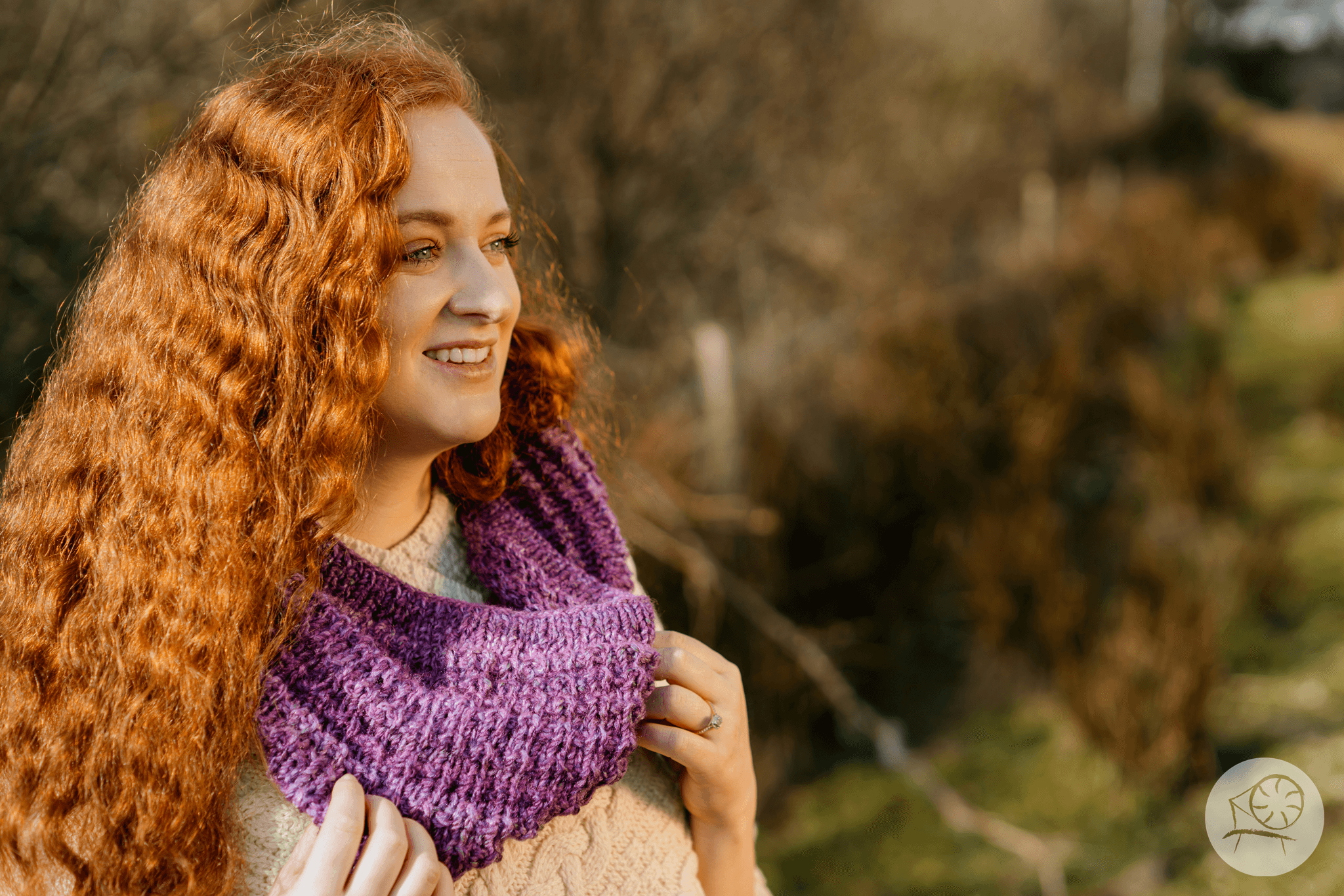 Connemara Sheep & Wool Centre Connemara Hand Knitted Snood