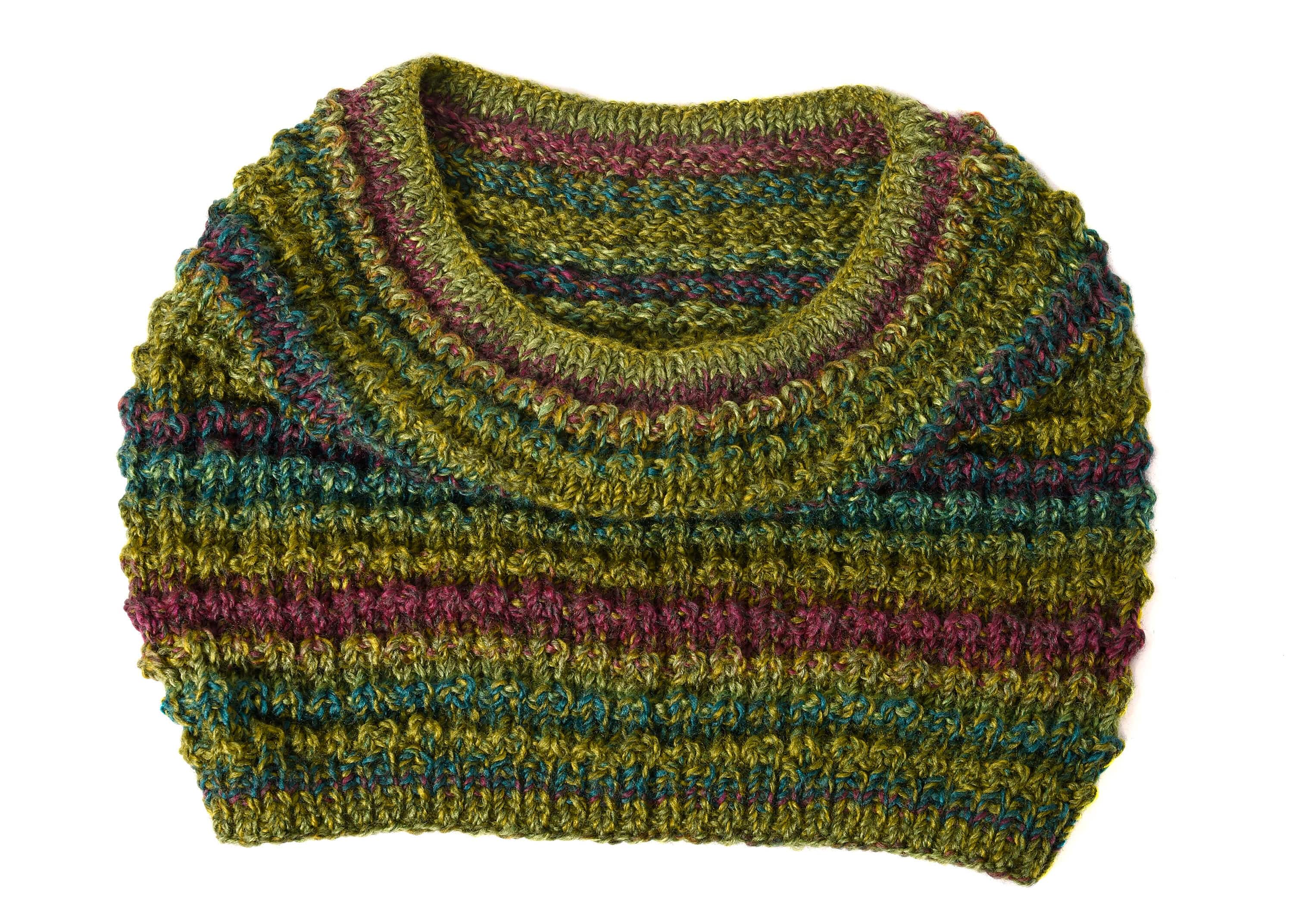 Connemara Sheep & Wool Centre Green Connemara Hand Knitted Snood