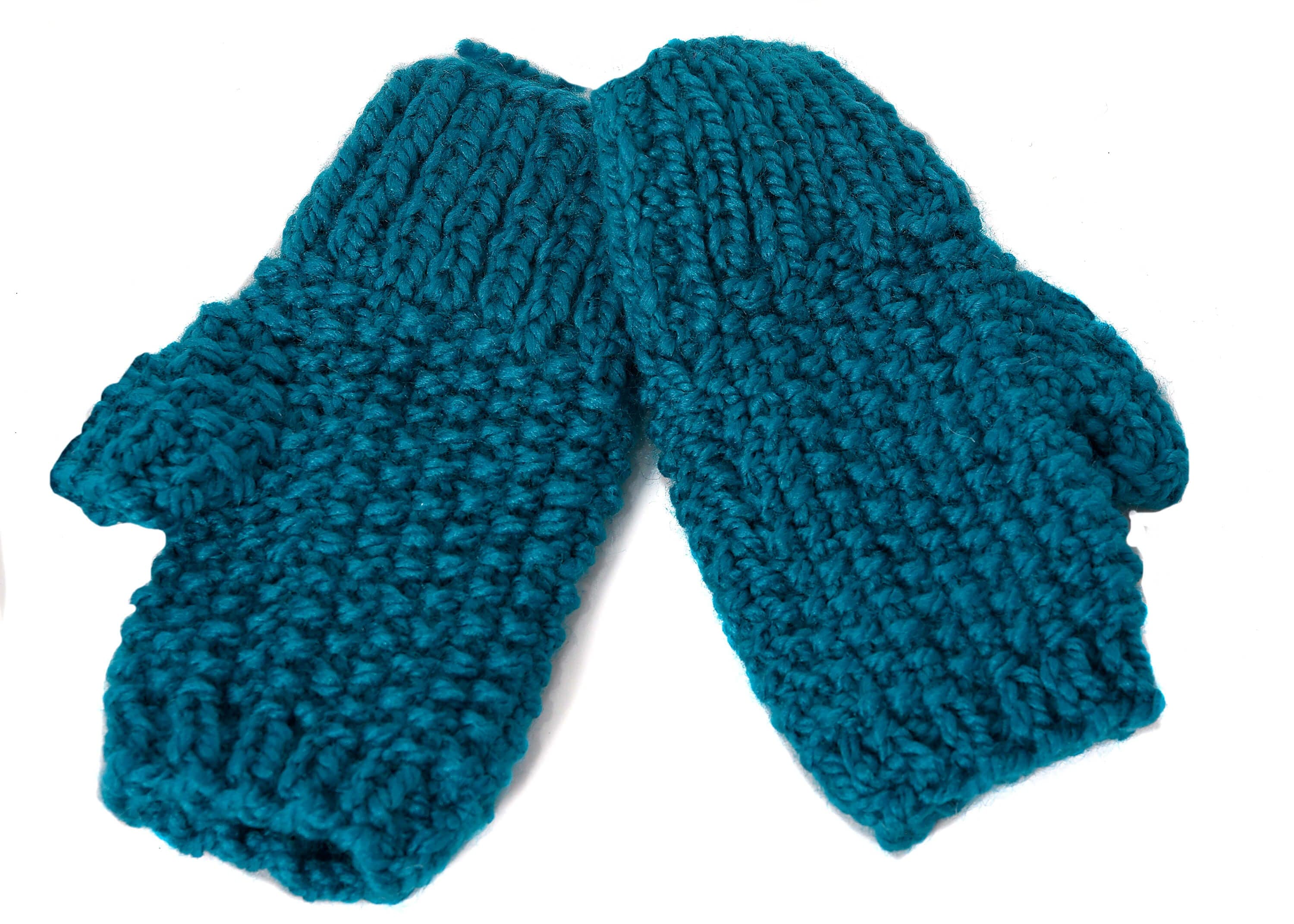 Connemara Sheep & Wool Centre Blue Connemara Handknitted Handwarmers