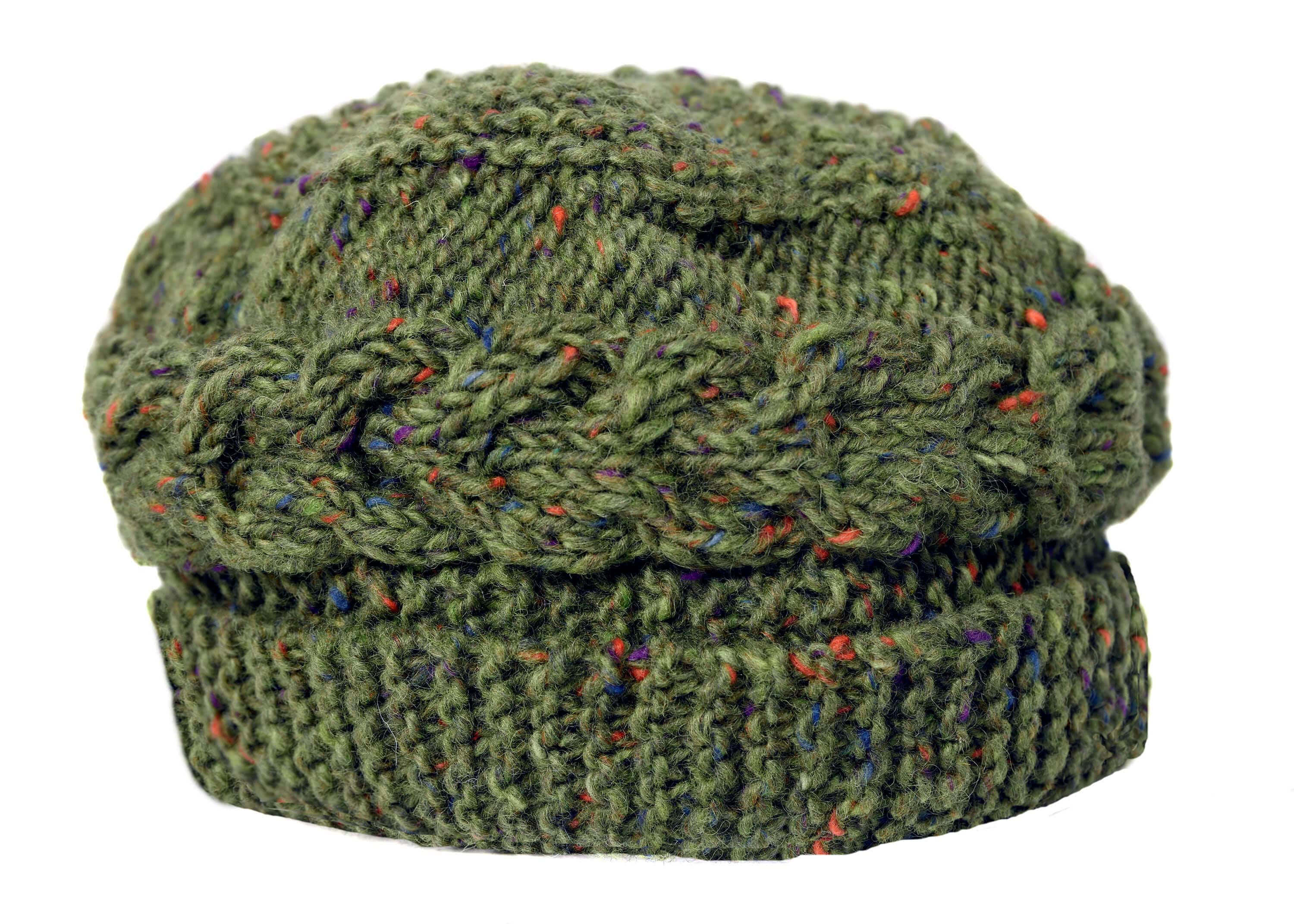 Connemara Sheep & Wool Centre Green Connemara Ladies Beanie