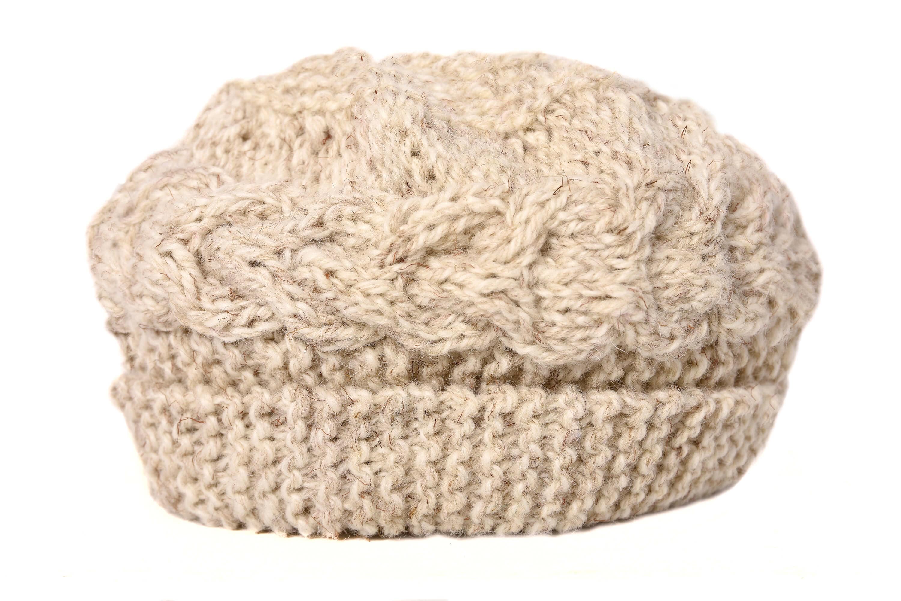 Connemara Sheep & Wool Centre Oatmeal Connemara Ladies Beanie