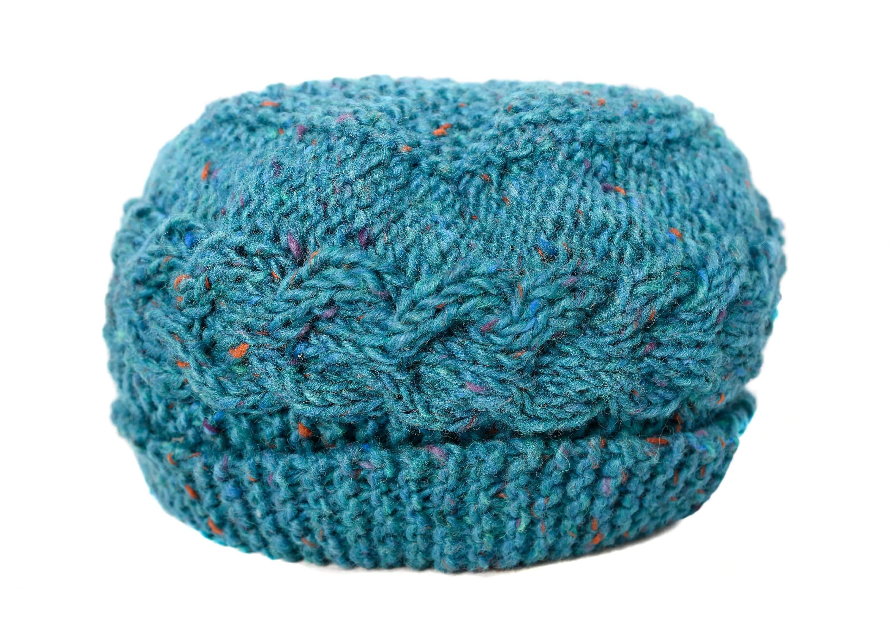 Connemara Sheep & Wool Centre Teal Connemara Ladies Beanie