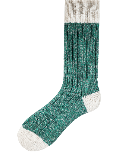 Connemara Socks Green Connemara Socks - Irish Walking Socks Small