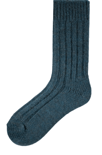 Connemara Socks Petrol Connemara Socks - Tweeds Large