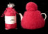 Cushendale Rasperry Cushendale Mohair Teacosy Knitting Kit