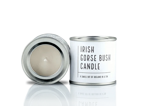 Connemara Sheep & Wool Centre Irish Candle Tin  - Irish Gorse Bush (Small)
