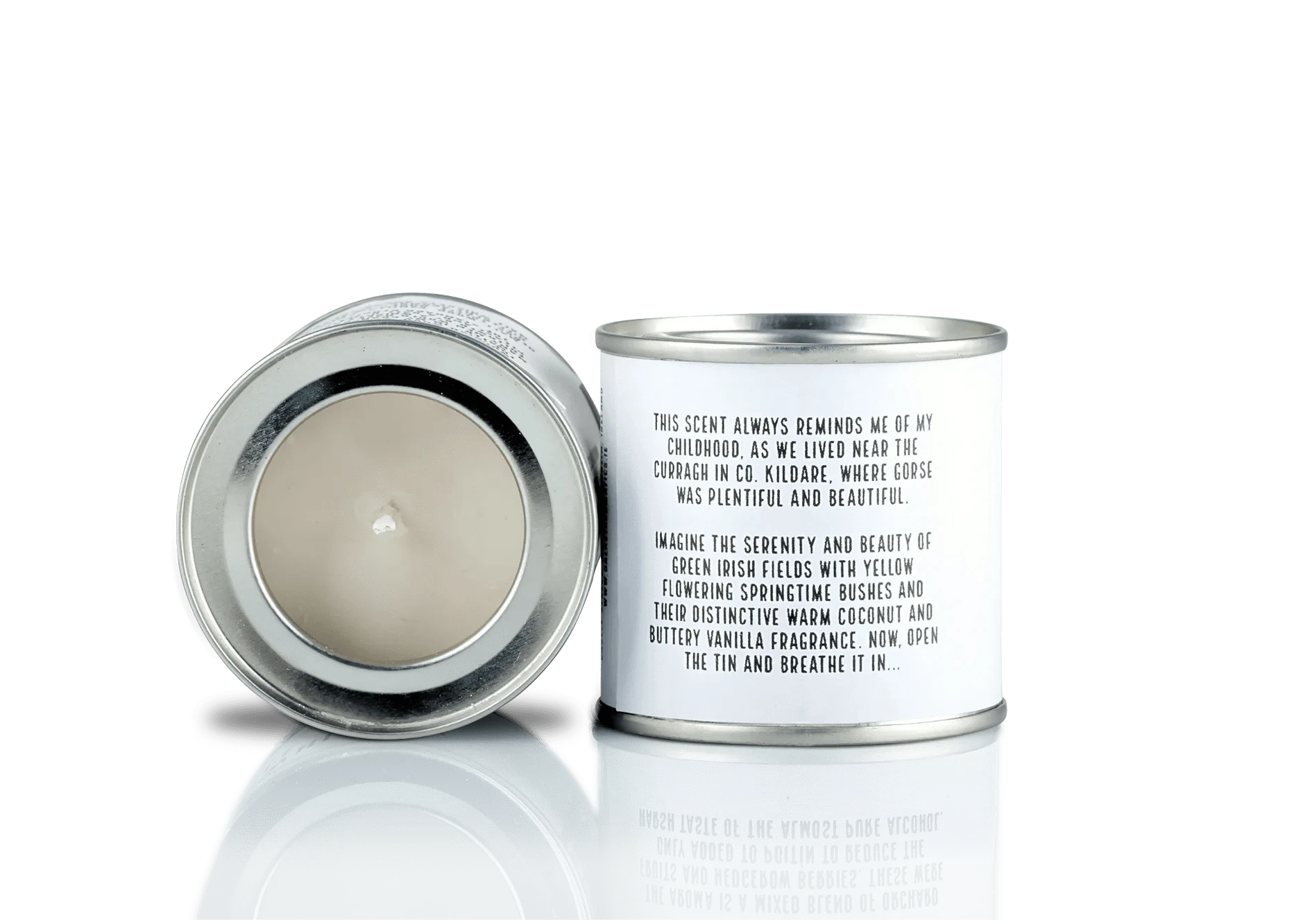 Connemara Sheep & Wool Centre Irish Candle Tin  - Irish Gorse Bush (Small)