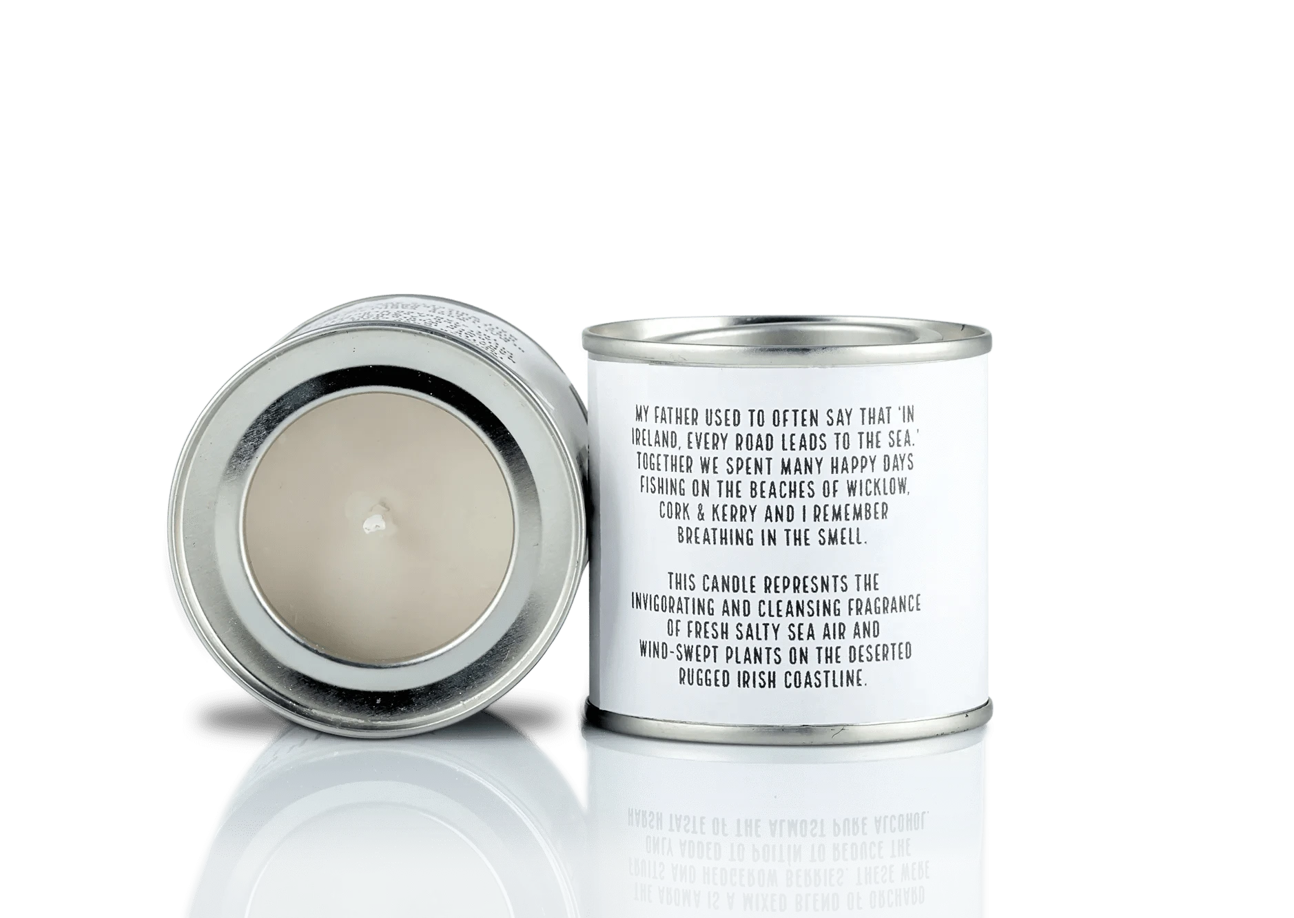 Connemara Sheep & Wool Centre Irish Candle Tin  - Irish Ocean Breeze (Small)