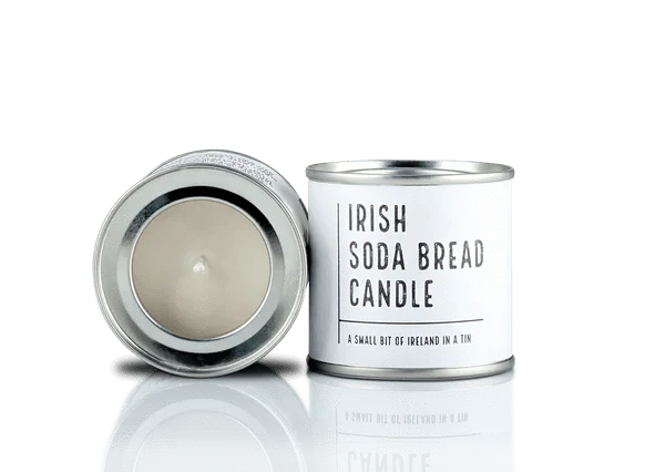 Connemara Sheep & Wool Centre Irish Candle Tin  - Irish Soda Bread (Small)