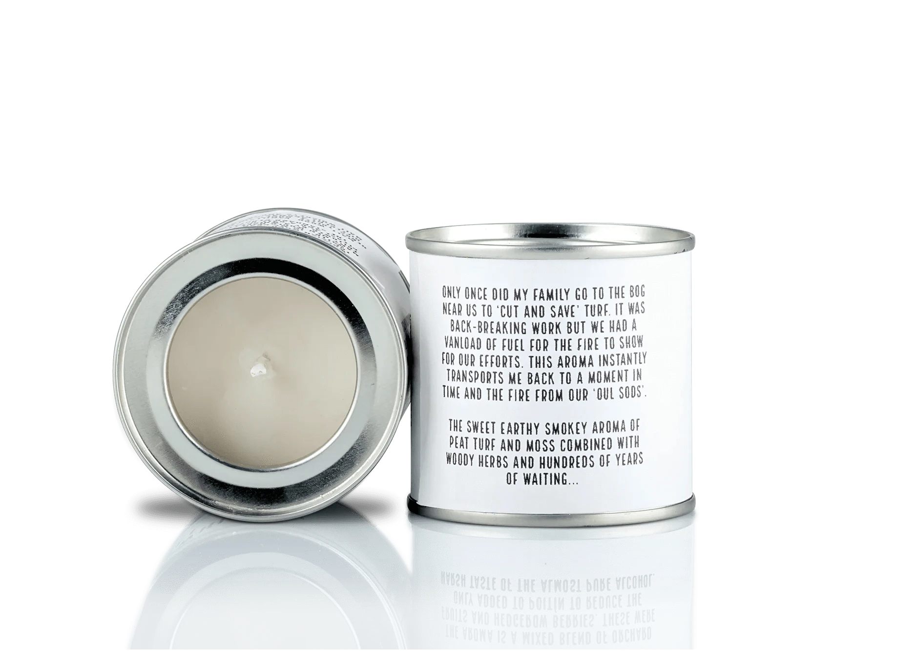Connemara Sheep & Wool Centre Irish Candle Tin  - Irish Turf Fire (Small)