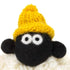 Erin Knitwear Mustard Knitted Sheep Collectable with Bobble Hat