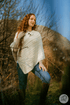 Aran Woollen Mills Ladies Merino Wool Poncho - Bainín
