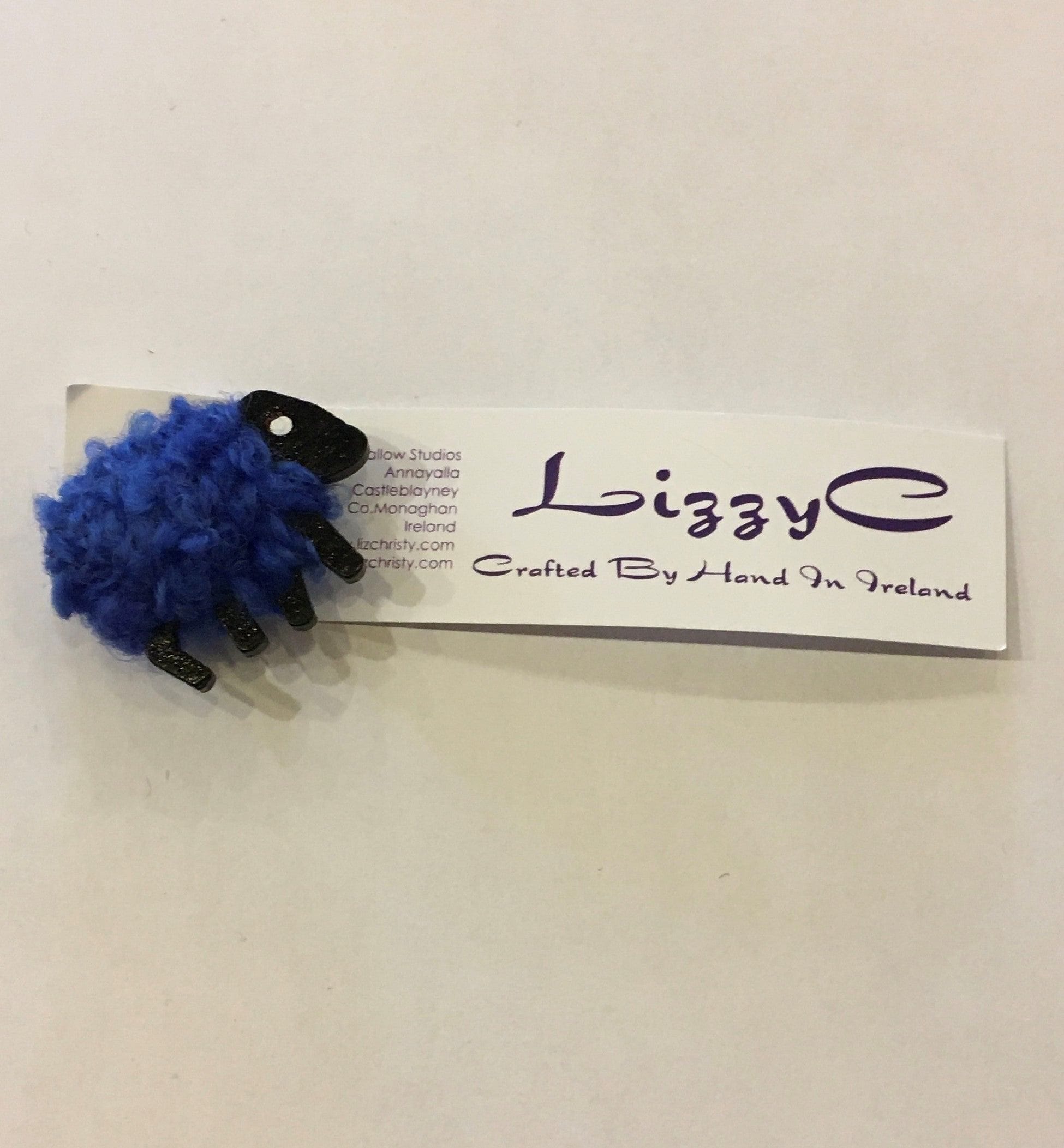 Lizzy C Blue Lizzy C Sheep Brooch