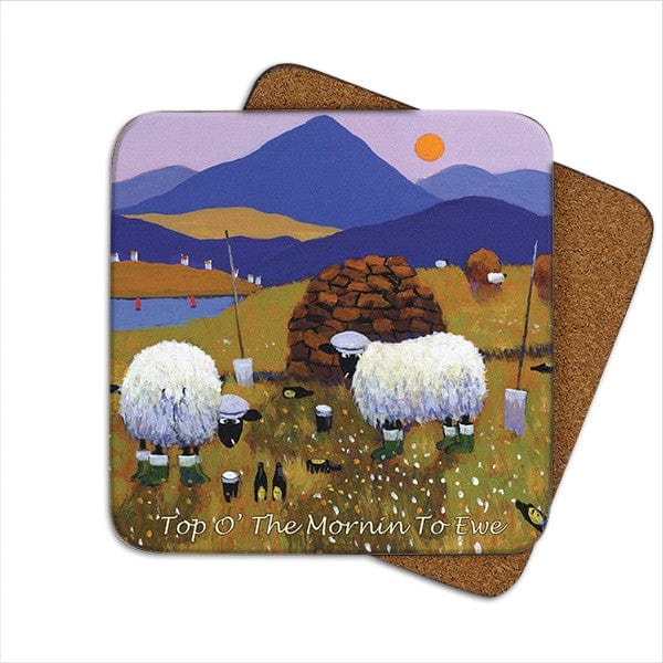 Thomas Joseph Single Coaster 'TOP O'THE MORNIN TO EWE' by Thomas Joseph placemat