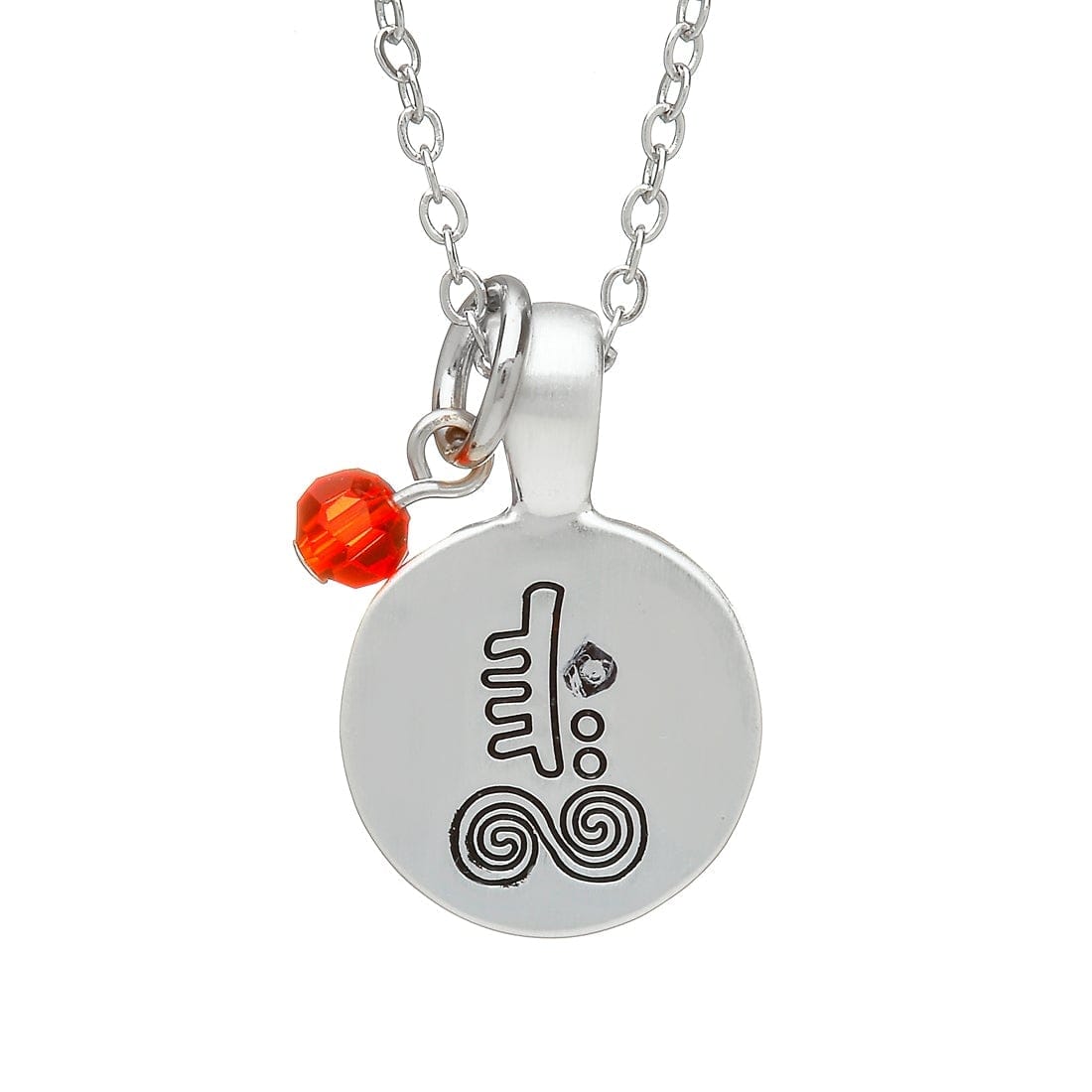 Woods Celtic Jewellery Silver Plate July Astrology Pendant