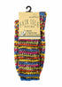 Sheep & Wool Centre Connemara Stripe Fair Isle Walking Socks Ladies
