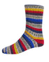 Sheep & Wool Centre Connemara Lagoon Stripe Fair Isle Walking Socks Mens - Regular