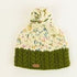 Erin Knitwear Uneven Wool Bobble Ladies Hat - Green